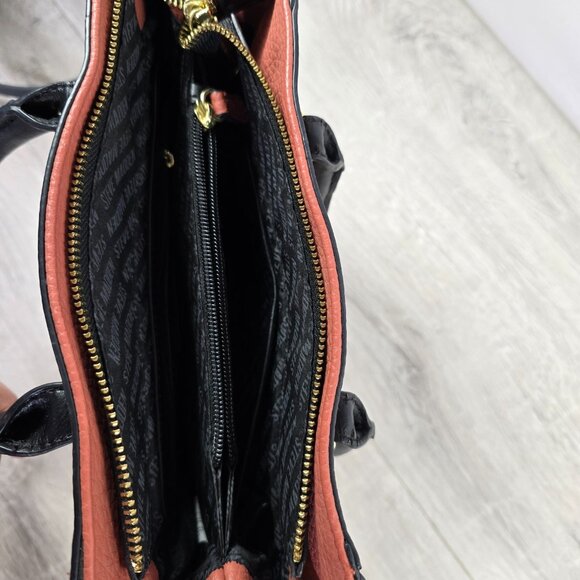 Steve Madden Color Block Purse Crossbody Handbag Removable Strap All Season Zip - Picture 7 of 8